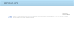 Desktop Screenshot of adminian.com